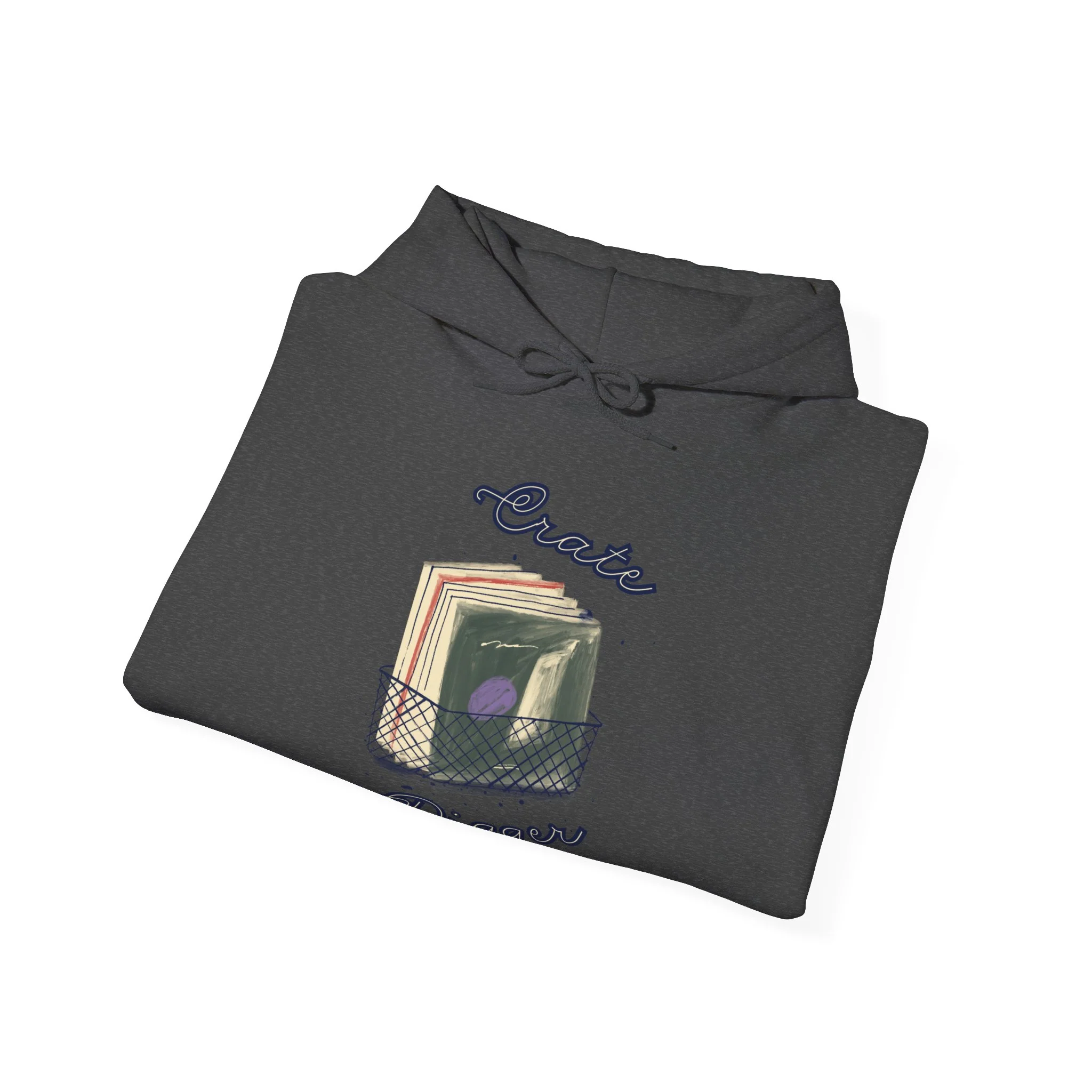 'Crate Digger' Men's Hoodie - Image 12