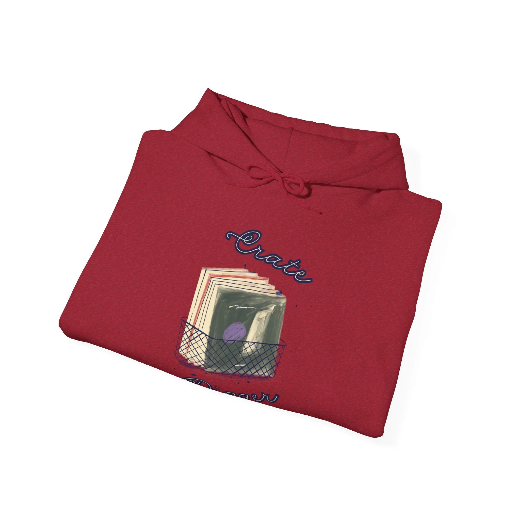 'Crate Digger' Men's Hoodie - Image 36