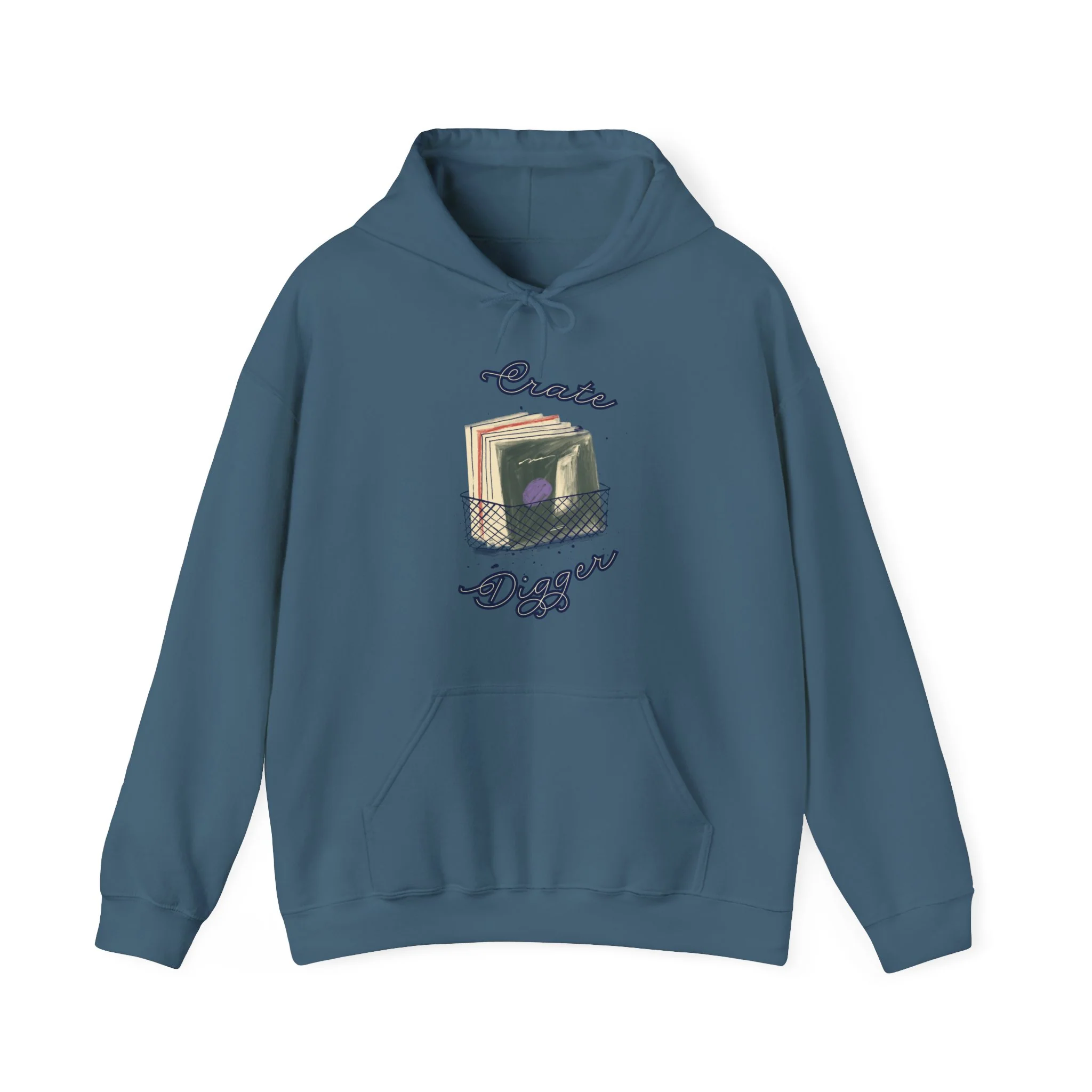'Crate Digger' Men's Hoodie - Image 41