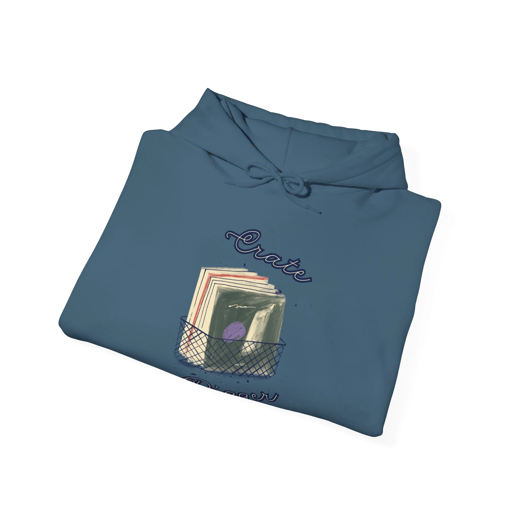 'Crate Digger' Men's Hoodie - Image 44