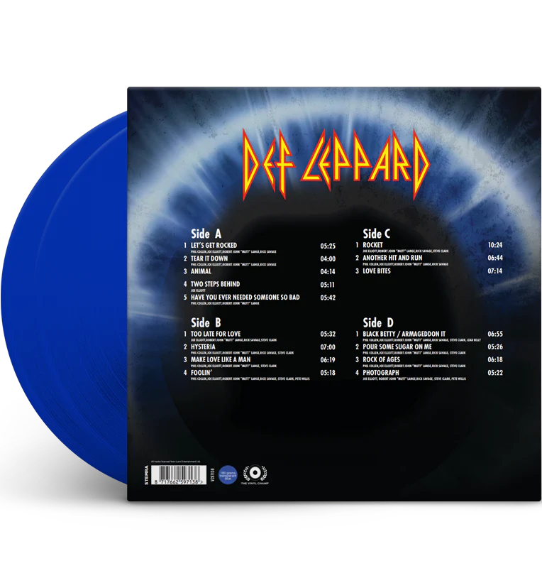 Def Leppard – Don Valley Stadium 1993 (Limited Edition Double-LP on 180g Blue Vinyl) - Image 3