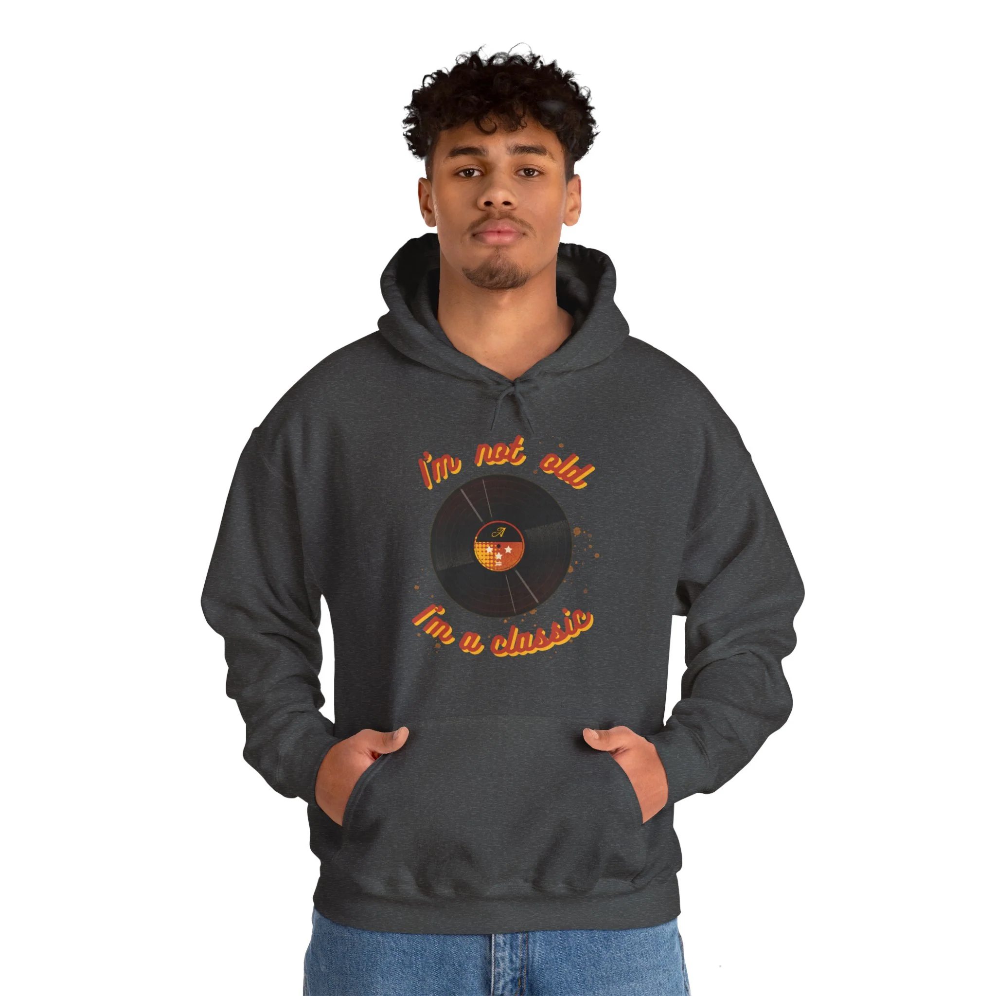 'I'm Not Old, I'm a Classic' Men's Hoodie - Image 22