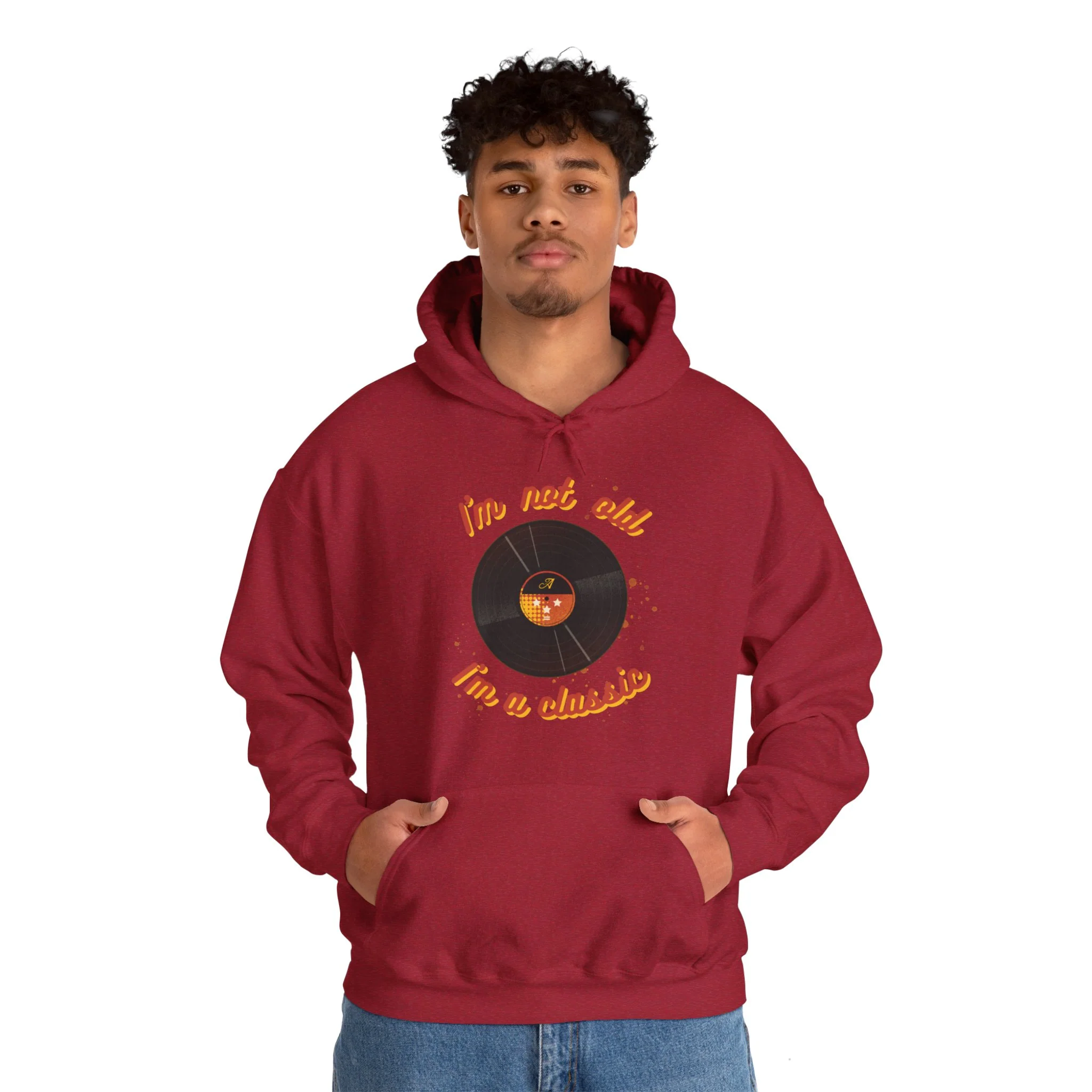 'I'm Not Old, I'm a Classic' Men's Hoodie - Image 46