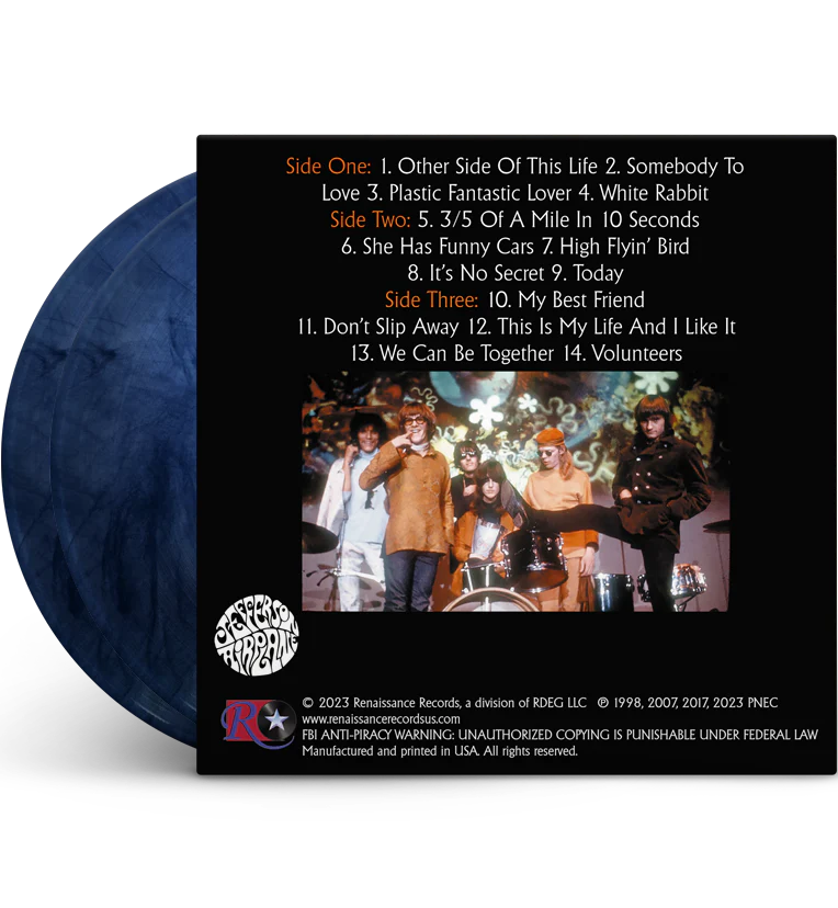 Jefferson Airplane – Alive in America 1967–1969 (Limited Edition Double-LP on 180g Blue Marble Vinyl) - Image 4