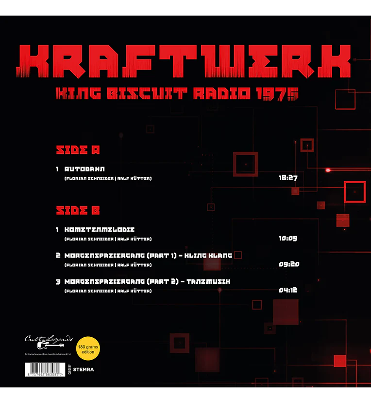 Kraftwerk – King Biscuit Radio 1975 (12-Inch Album on 180g Vinyl) - Image 3