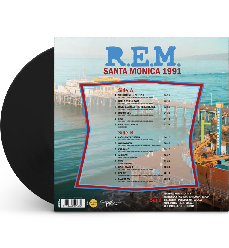 R.E.M. – Santa Monica 1991 (12-Inch Album on 180g Vinyl) - Image 4