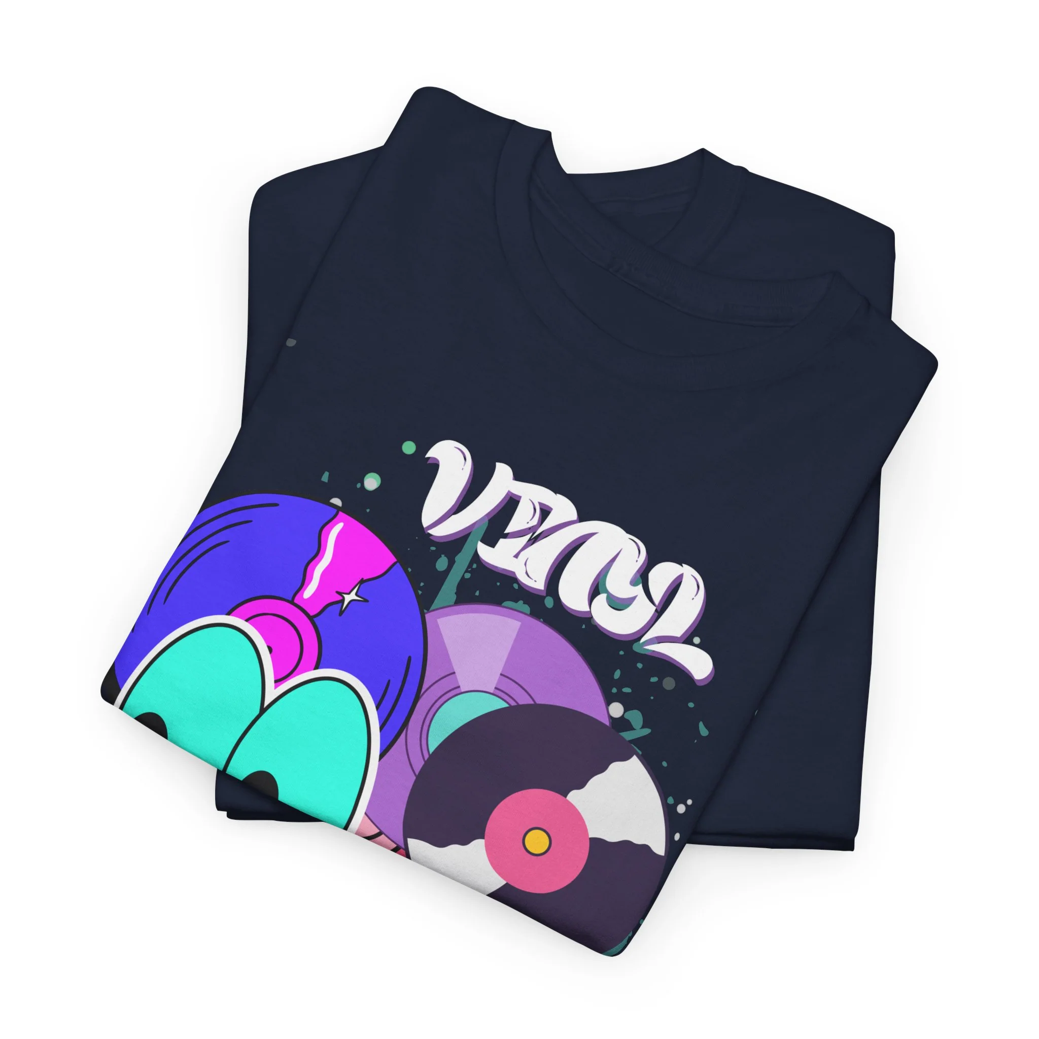 'Vinyl Is Groovy' Men's T-Shirt - Image 38